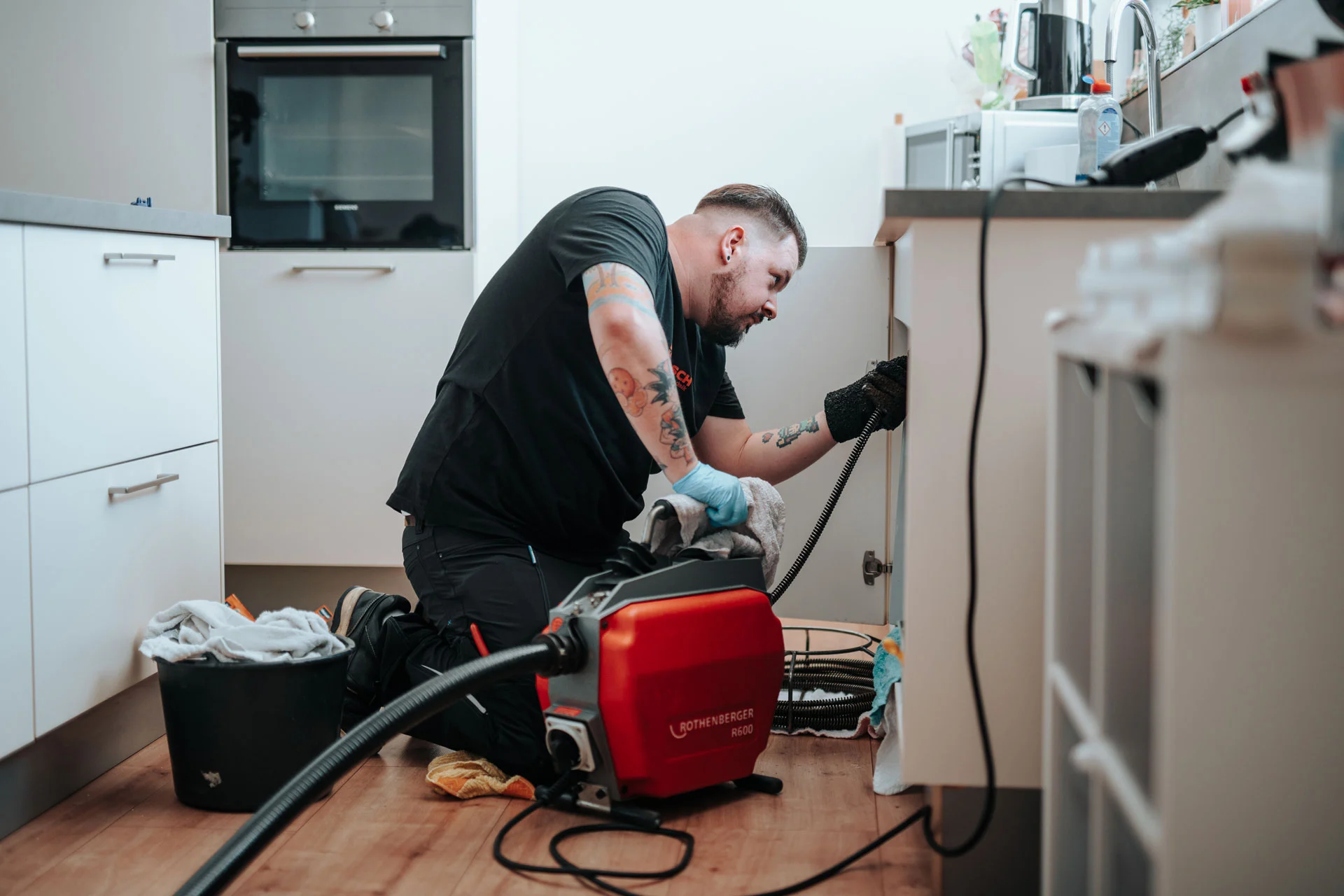 Rohrreinigung – Abflussreinigung in Küche, Bad und WC